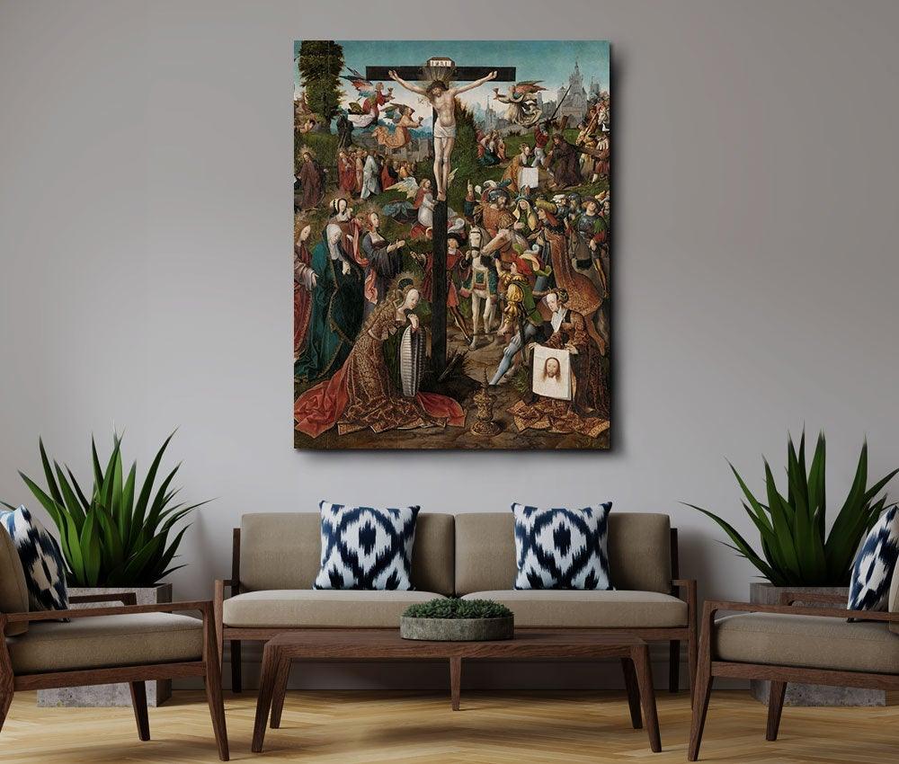 Jacob Cornelisz. van Oostsanen - The Crucifixion - www.xtraromania.com