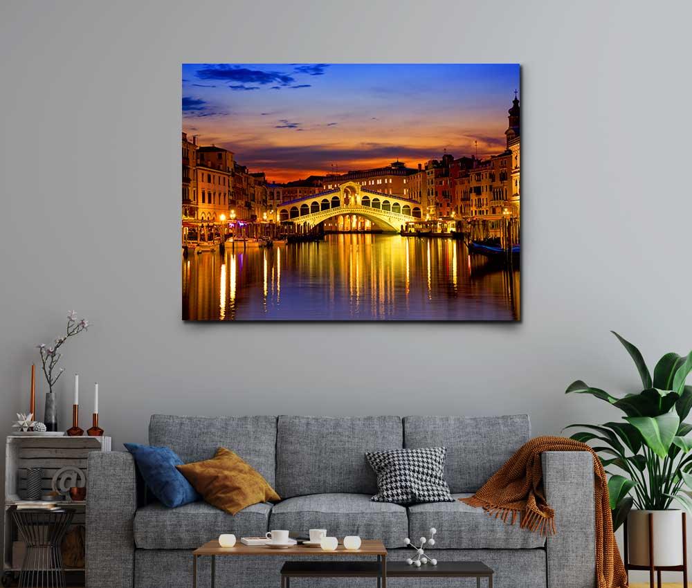 Tablou "Venice Rialto Bridge" - www.xtraromania.com