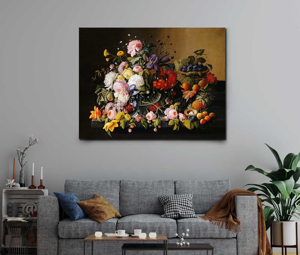 Severin Roesen - Flowers and Fruit - www.xtraromania.com