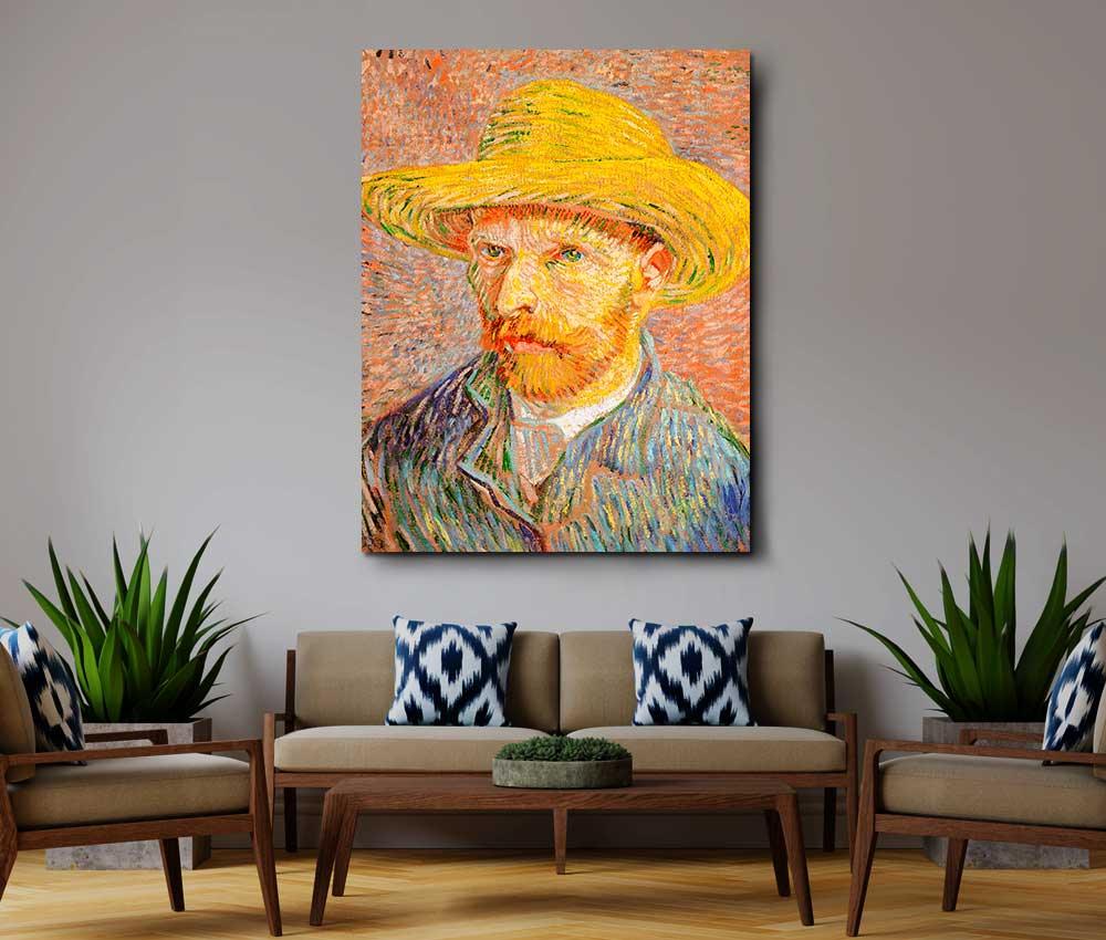 Vincent Van Gogh - Self-Portrait with a Straw Hat - www.xtraromania.com