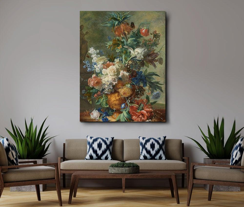 Jan van Huysum - Still Life with Flowers - www.xtraromania.com